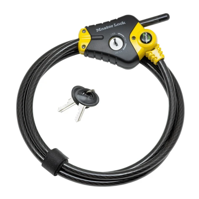 MasterLock Vergrendelingskabel Python verstelbaar 1,8m x O10mm