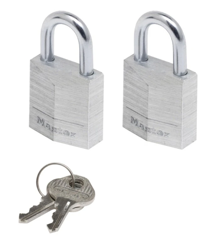 MasterLock Hangslot 20mm aluminium (2 stuks)