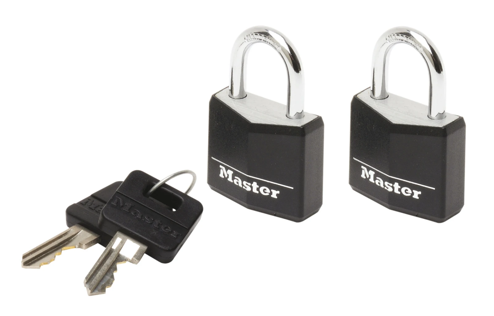 MasterLock Hangslot 20mm zwart (2 stuks)