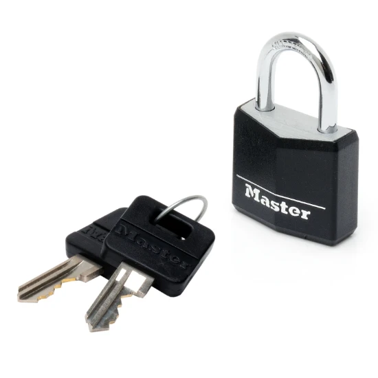 MasterLock Hangslot zwart 30mm - beugellengte 18mm