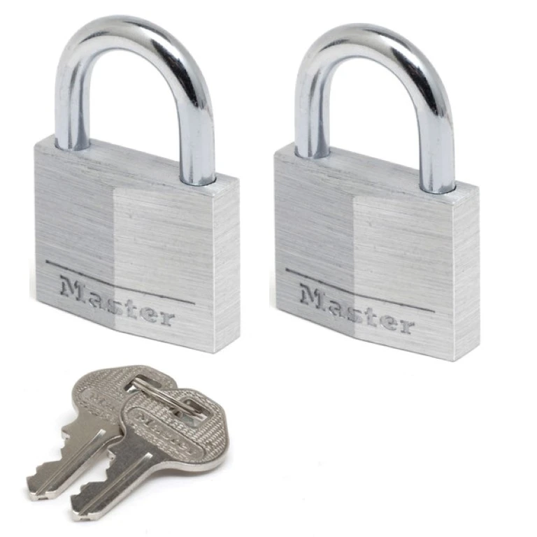 MasterLock Hangslot 30mm aluminium (2 stuks)