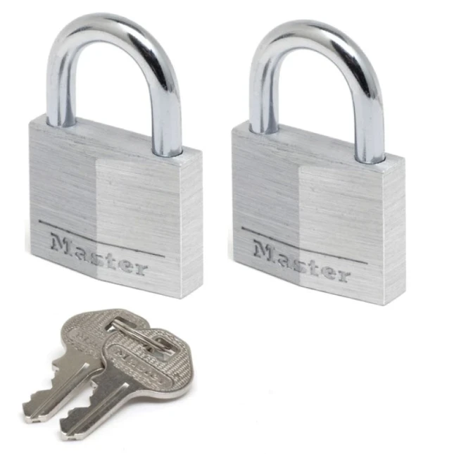 MasterLock Hangslot 30mm aluminium (2 stuks)