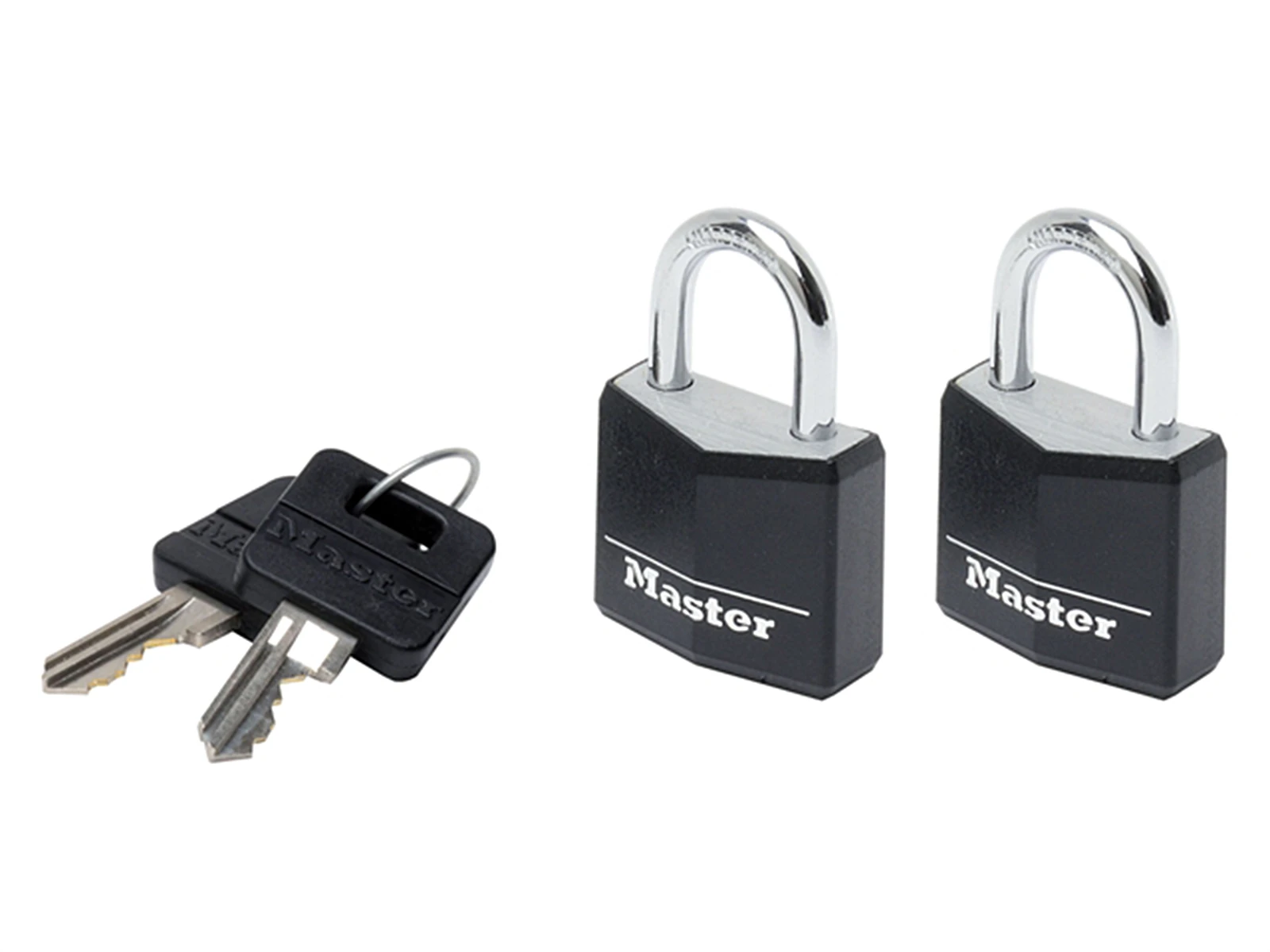 MasterLock Hangslot 30mm zwart (2 stuks)