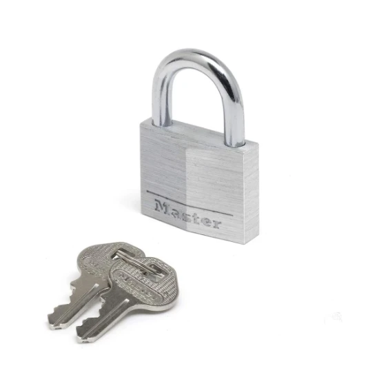MasterLock Hangslot zilver aluminium 50mm - beugellengte 25mm