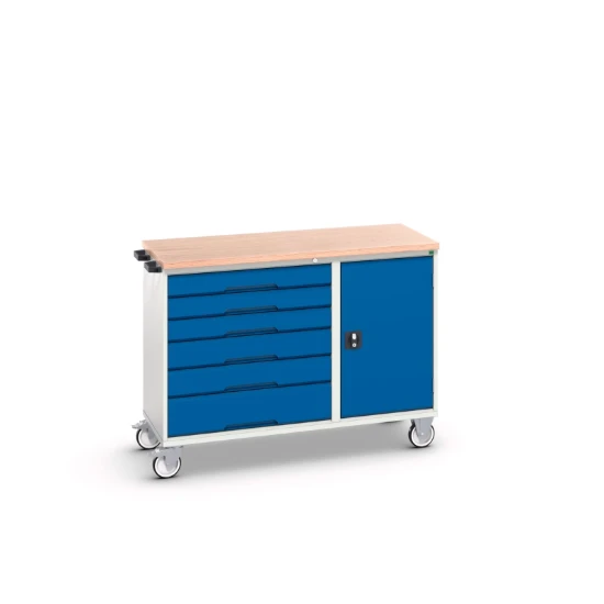 bott Verso montagewagen 6 lades 1 deur en multiplex blad RAL 5010