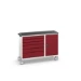 bott Verso montagewagen 6 ladess 1 deur en afrolrand RAL 3004