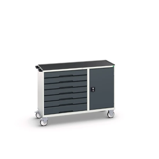 bott Verso montagewagen 7 lades 1 deur en afrolrand RAL 7016