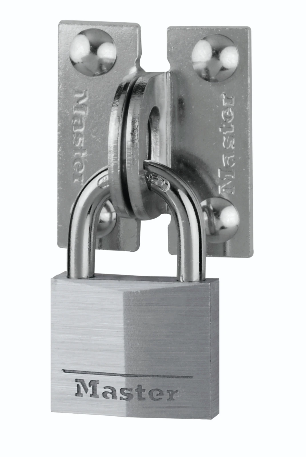 MasterLock Hangslot 9140 met haakse ogen (set)