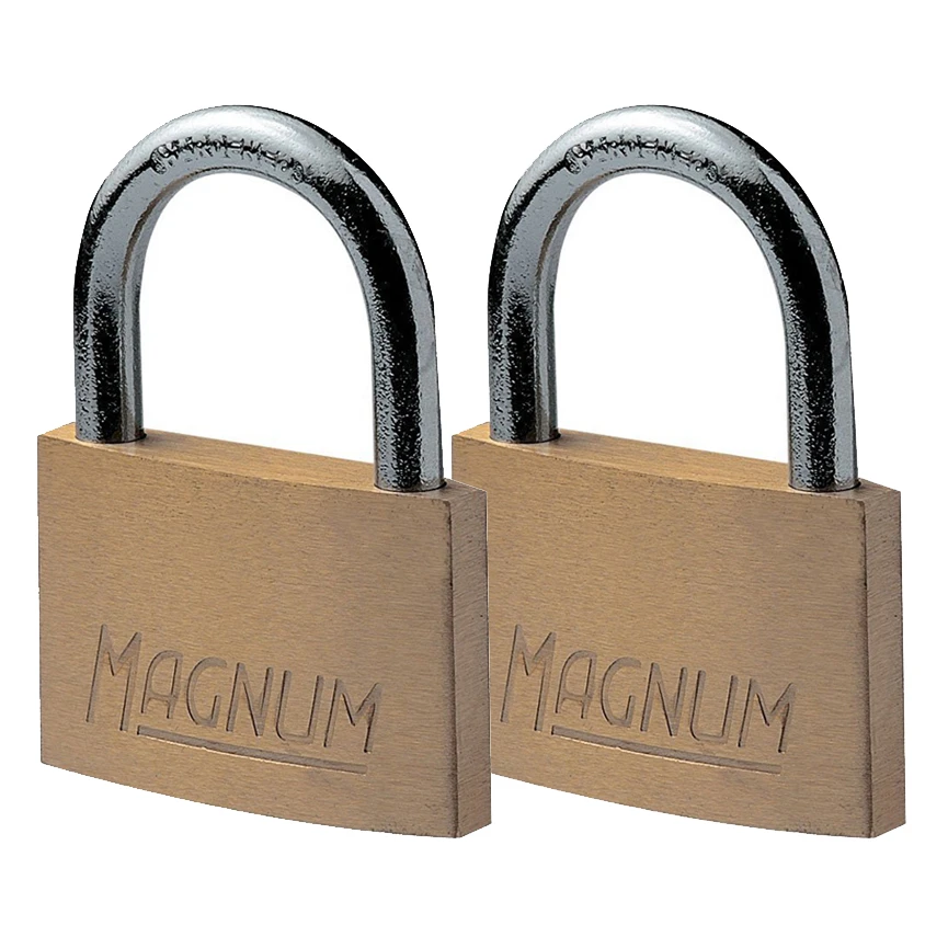 MasterLock Hangslot CAD40 40mm messing (2 stuks)