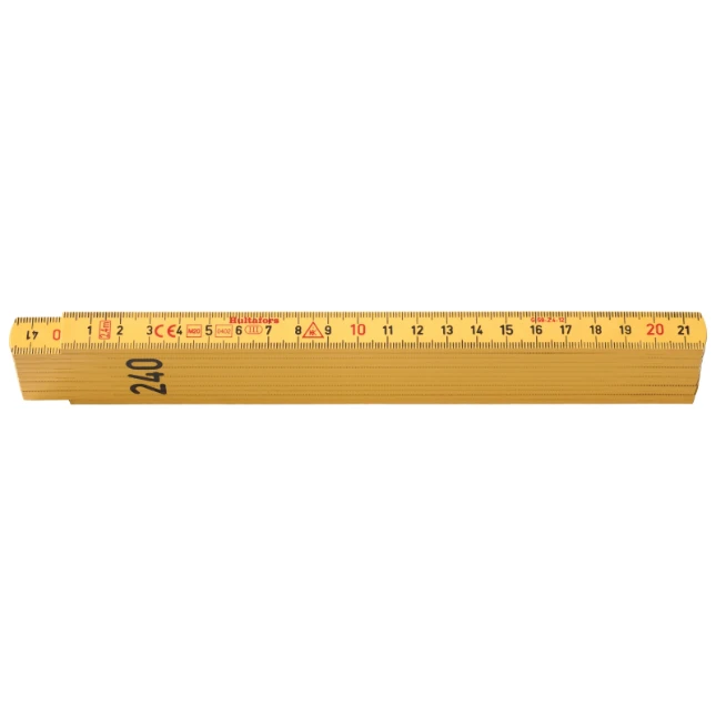 Hultafors Duimstok G 59 2.4m - 12-delig - geel