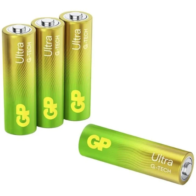GP AA Alkaline batterij Ultra G-TECH 1,5V (4 stuks)