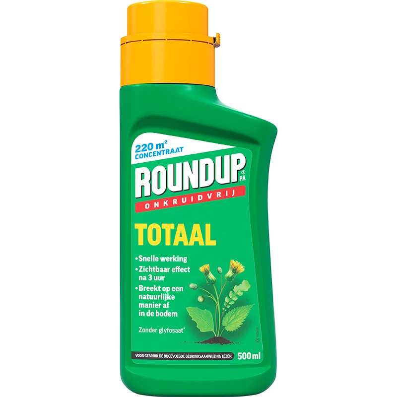 ROUNDUP PA Totaal Onkruidvrij Concentraat 500ml 220m²