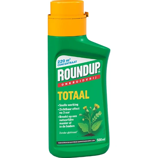 ROUNDUP PA Totaal Onkruidvrij Concentraat 500ml 220m²