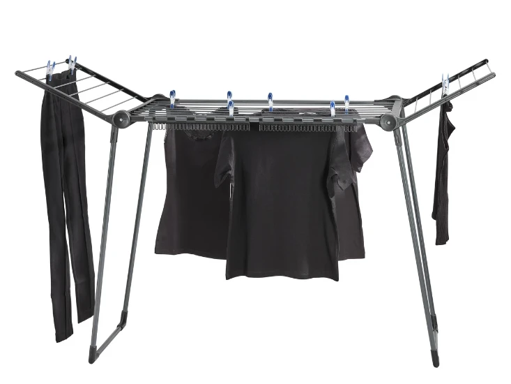Leifheit Droogrek Pegasus 150 Solid Slim zwart