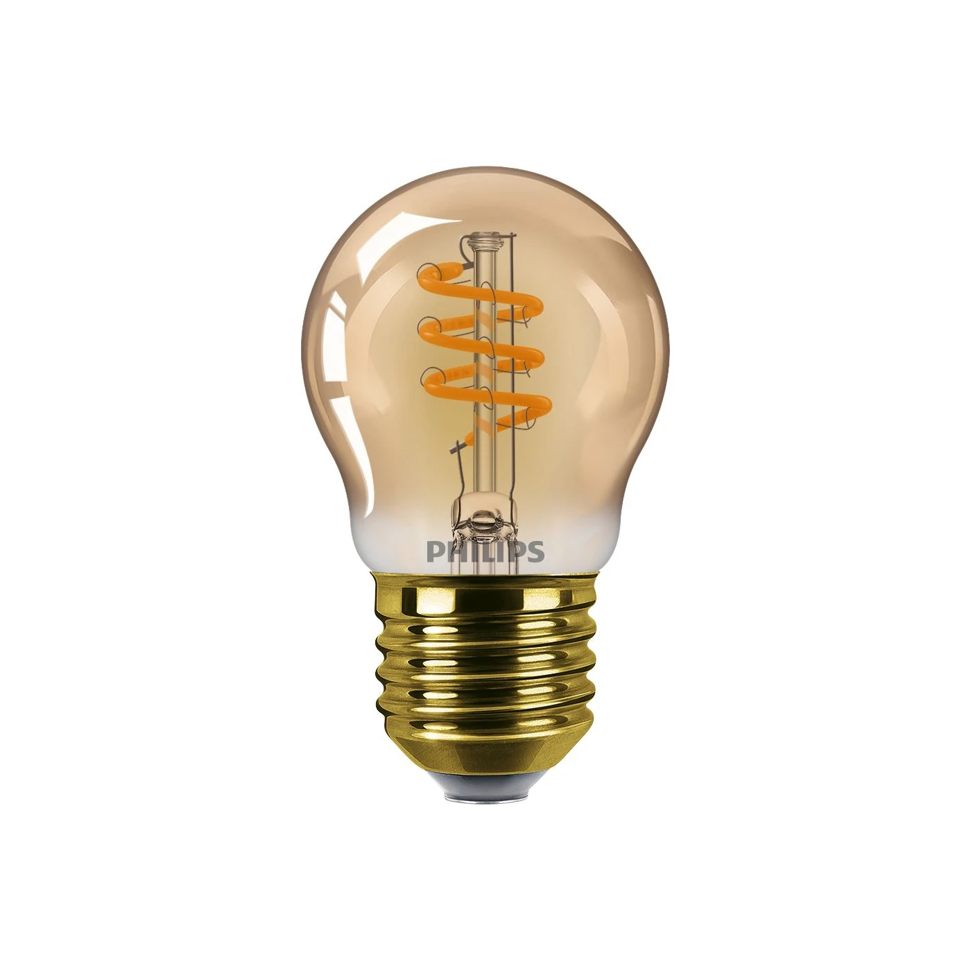 Philips Vintage LED Filament P45 25W E27 Amber Sp DIM 1PF