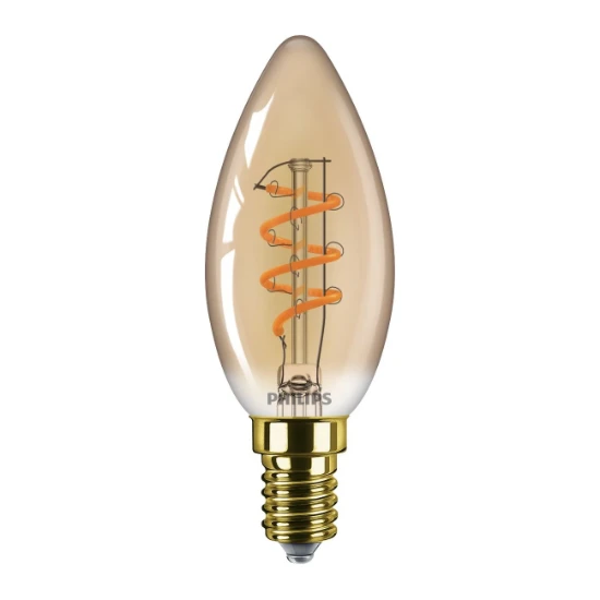 Philips Vintage LED Filament B35 25W E14 Amber Sp DIM 1PF