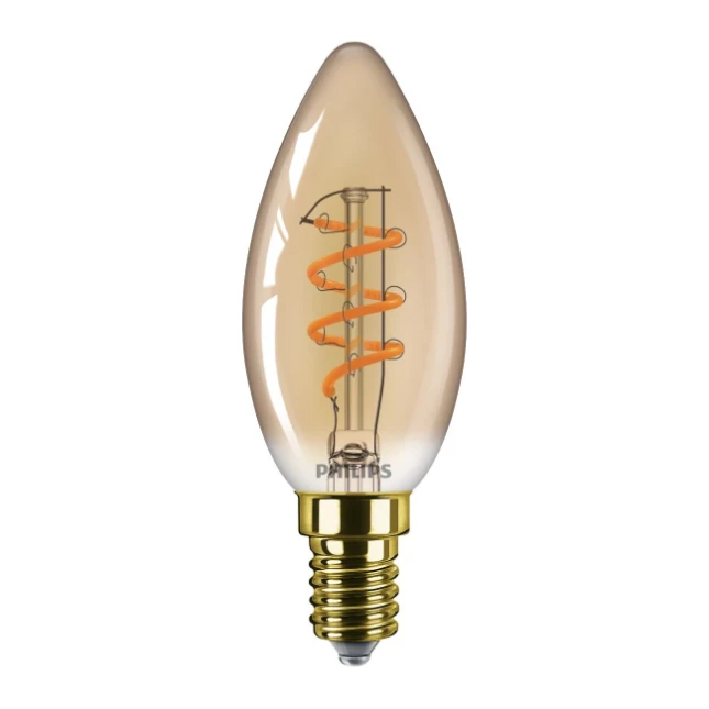 Philips Vintage LED Filament B35 25W E14 Amber Sp DIM 1PF