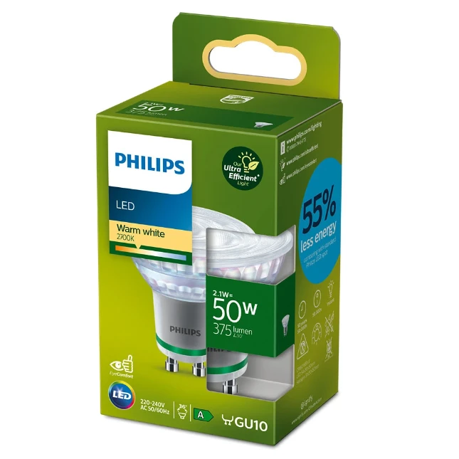 Philips LED Spot 50W GU10 WW 36D ND UE SRT4