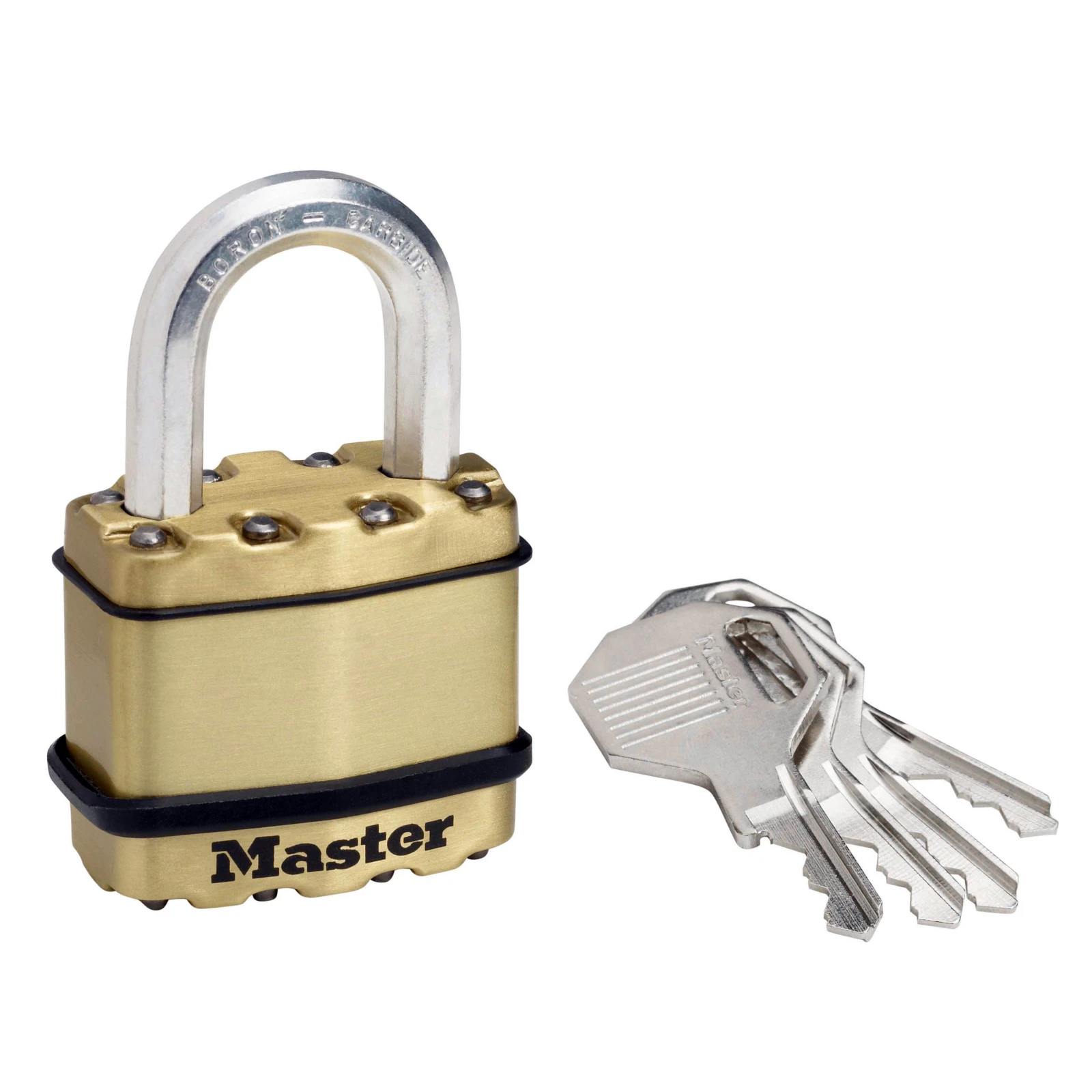 MasterLock Hangslot Excell 45mm messing - beugellengte 24mm