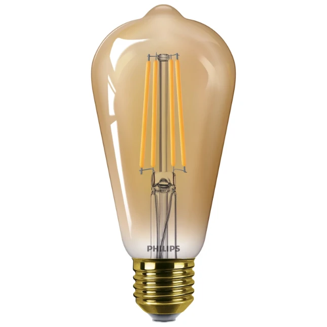 Philips Vintage LED Filament 50W ST64 E27 922 GOLD D 1PF/4