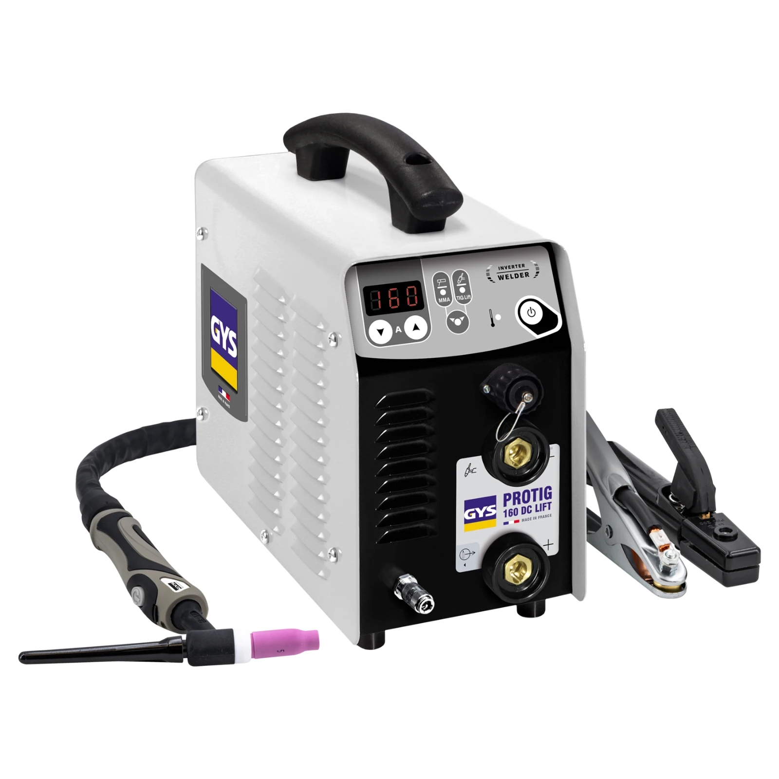 GYS Lasapparaat PROTIG 160 DC Lift - inclusief accessoires
