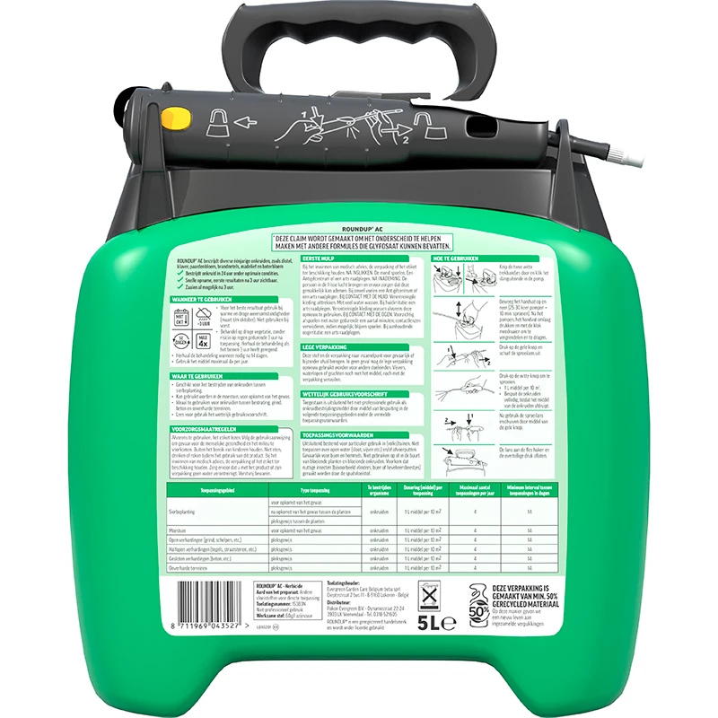 ROUNDUP AC Totaal Kant en Klaar Spray 5L