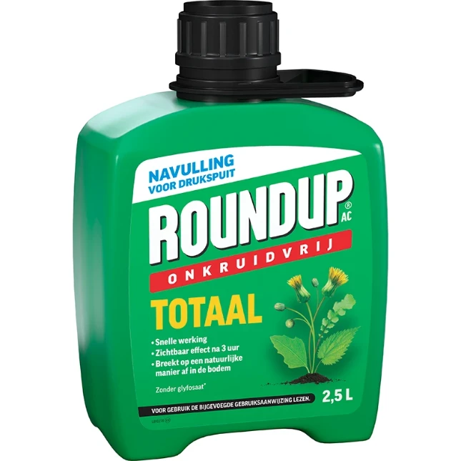 ROUNDUP AC Totaal Drukspuit Navulverpakking 2,5L