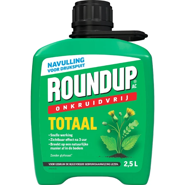ROUNDUP AC Totaal Drukspuit Navulverpakking 2,5L