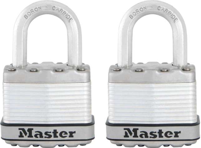 MasterLock Hangslot Excell O8/45mm Boron Carbide (2 stuks)