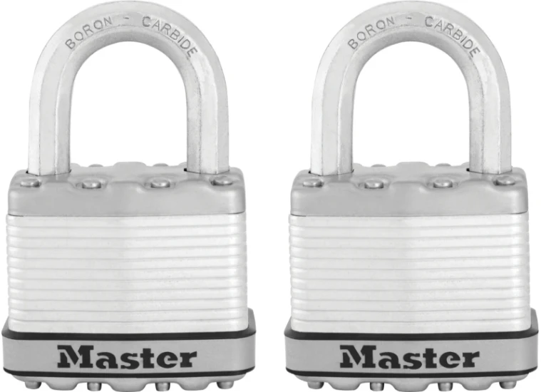 MasterLock Hangslot Excell 52mm - beugellengte 25mm (2 stuks)
