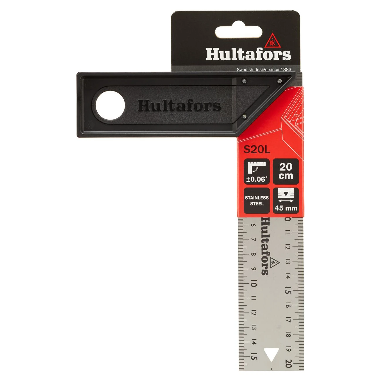 Hultafors Winkelhaak S20L 200 mm (lichtgewicht)
