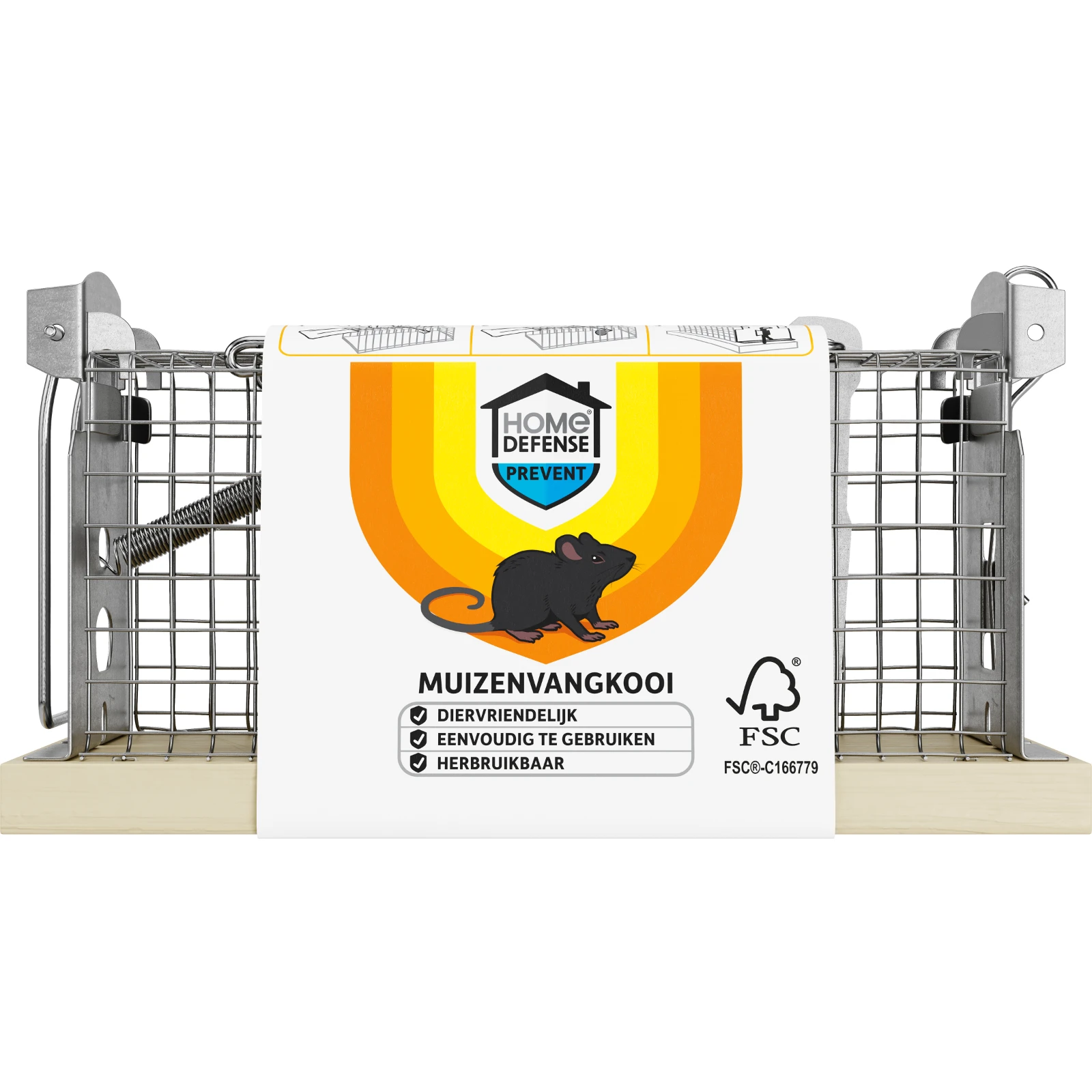 Home Defense Muizenvangkooi - hout