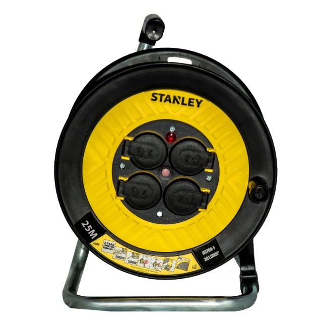 Stanley Enrouleur de câble 25m H07RNF 3x1.5