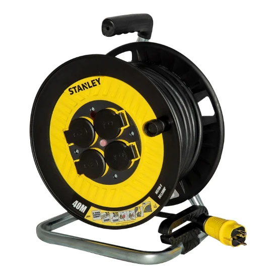 Stanley Kabelhaspel 40m Schuko H07RNF 3x1.5 mm2 (Type C)