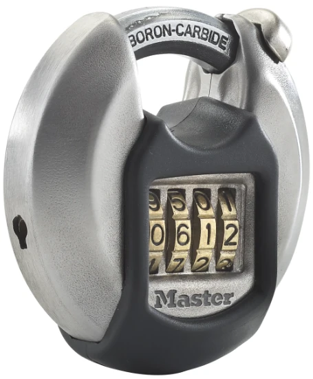 MasterLock Discusslot Excell 70mm zink - 4-cijfercombinatie
