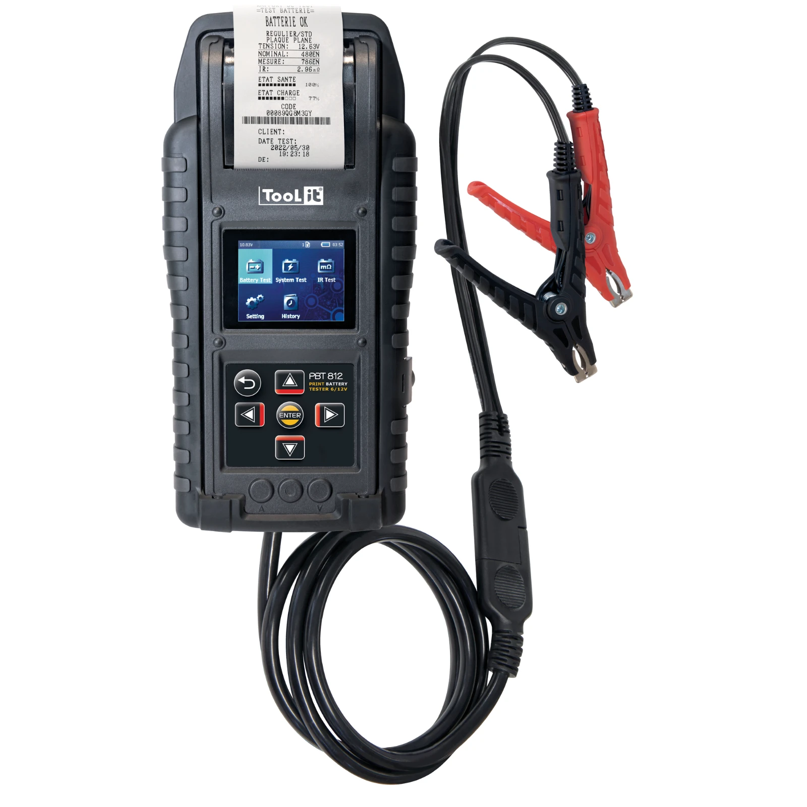GYS Batterijtester PBT 812 met printer