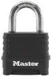 MasterLock Hangslot Excell 57mm zwart - beugellengte 51mm
