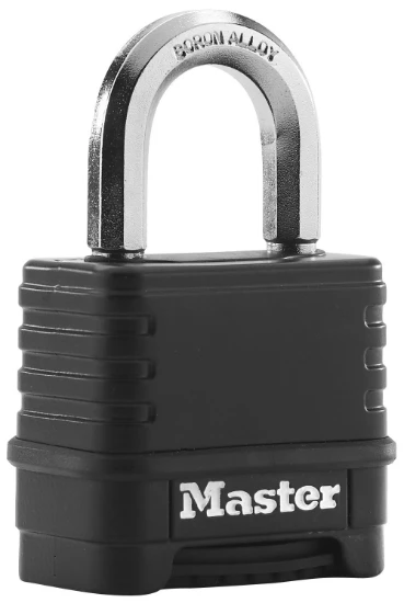 MasterLock Hangslot Excell 57mm zwart - beugellengte 51mm