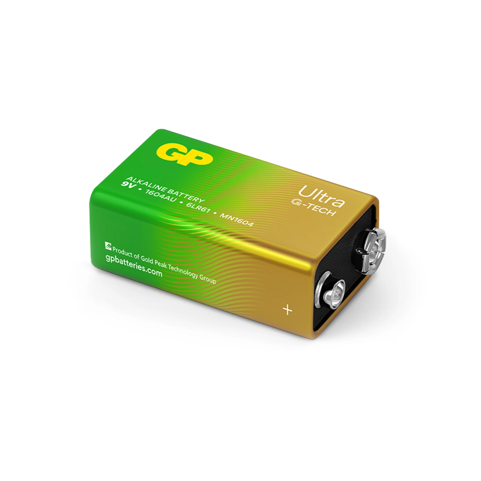 GP 9V Alkaline batterij Ultra G-TECH 1,5V (1 stuk)