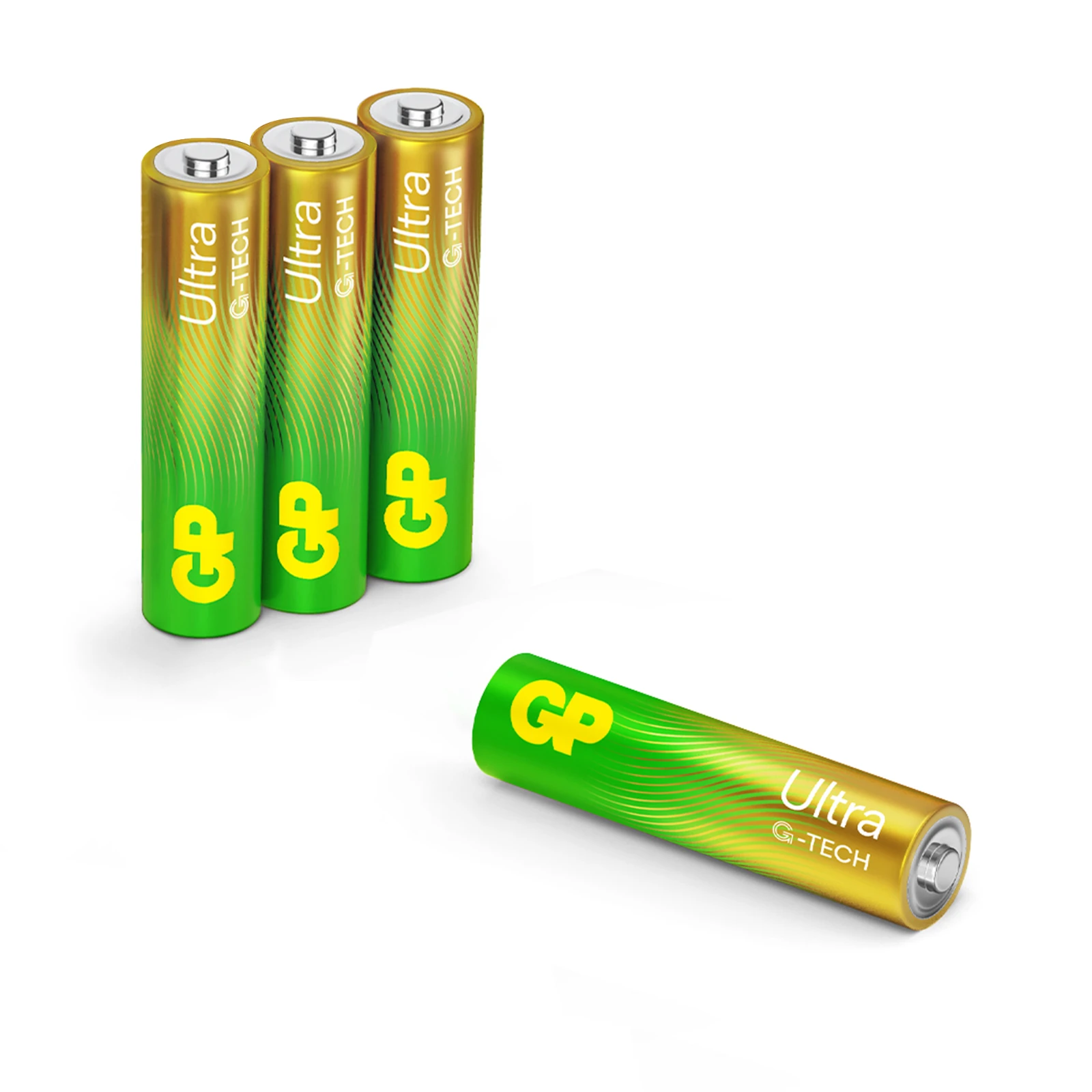 GP AAA Alkaline batterij Ultra G-TECH 1,5V (4 stuks)