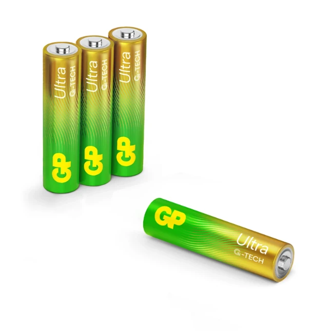 GP AAA Alkaline batterij Ultra G-TECH 1,5V (4 stuks)