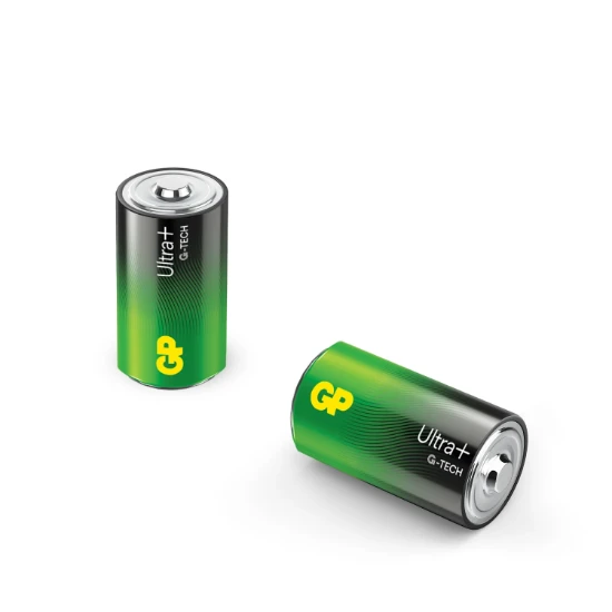 GP Alkaline D batterij Ultra Plus G-TECH 1,5V (2 stuks)
