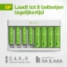 GP Micro-USB batterijlader ReCyko 4x AA 2100 mAh 4x AAA 850mAh
