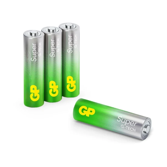 GP AA Alkaline batterij Super G-TECH 1,5V (4 stuks)