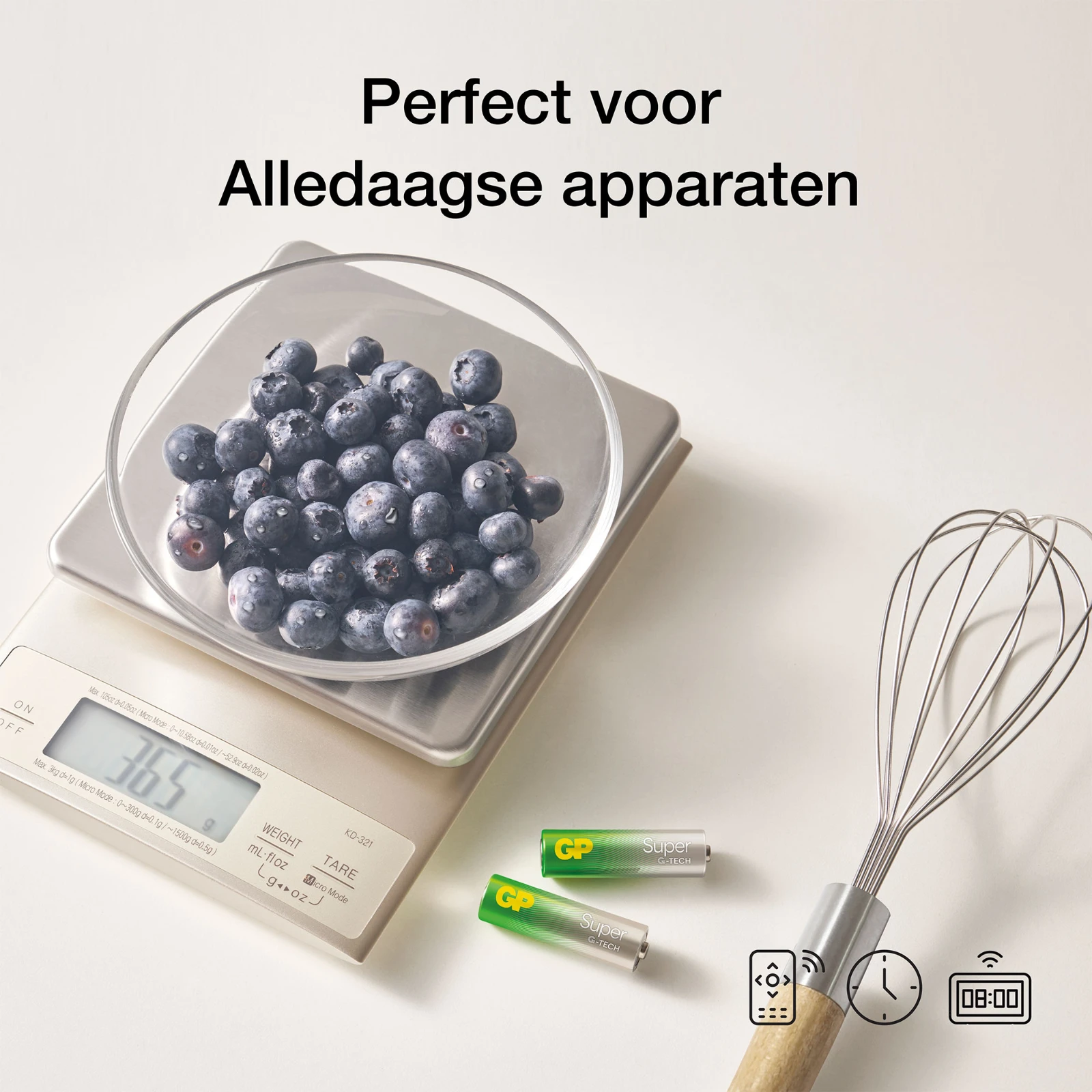 GP AA Alkaline batterij Super G-TECH 1,5V (4 stuks)