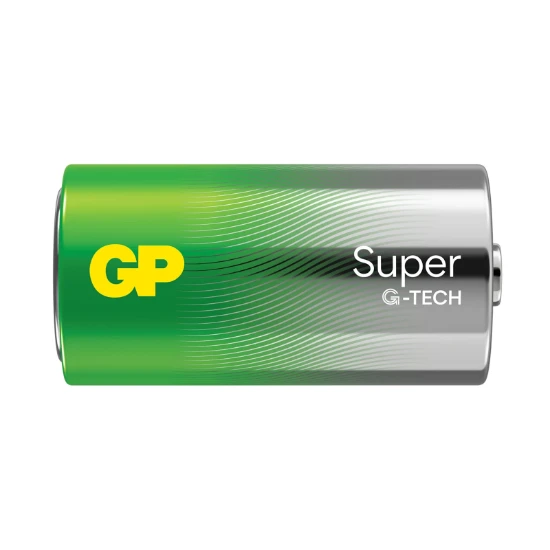 GP Alkaline C batterij Super G-TECH 1,5V (2 stuks)