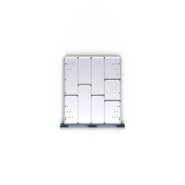 bott Cubio indelingsassortiment 9 compartimenten 650x750x75 mm