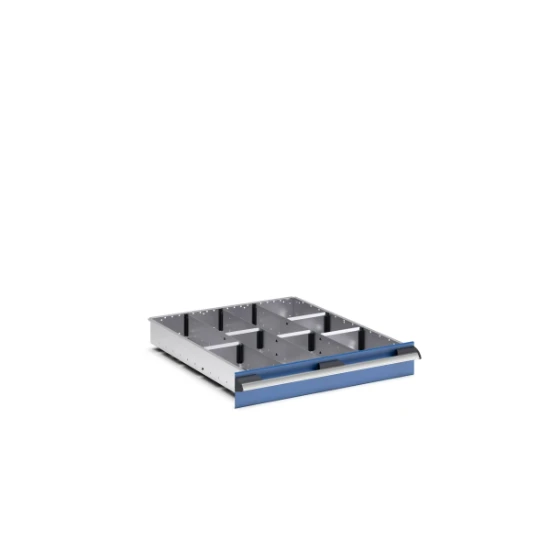 bott Cubio indelingsassortiment 9 compartimenten 650x750x100 mm