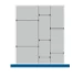 bott Cubio indelingsassortiment 10 compartimenten 650x750x150 mm