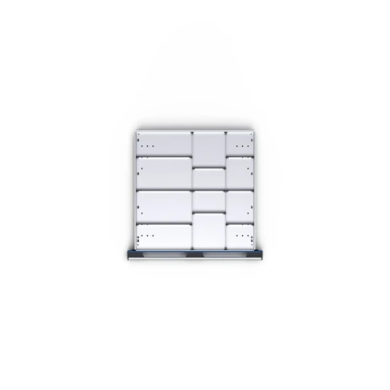 bott Cubio indelingsassortiment 650x650x75mm 12 compartementen
